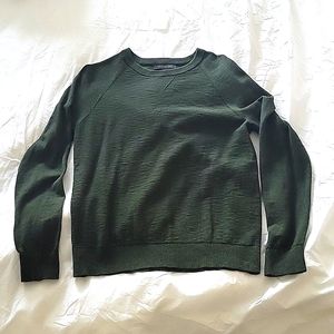 Banana Republic Men's Organic cotton Raglan Sweater Green Small
